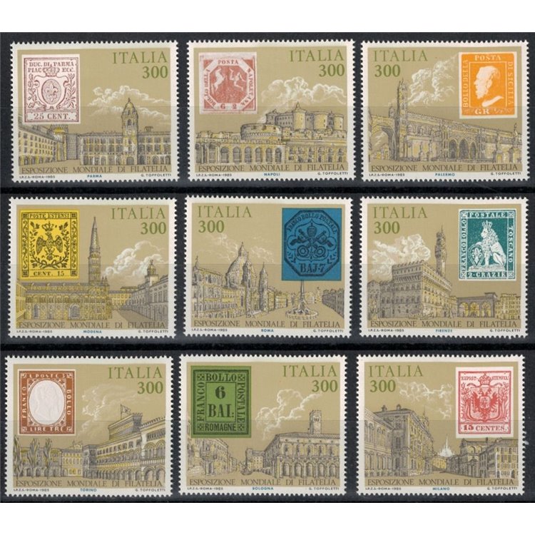 ITALIA 1985 Antichi Stati 9v MNH**