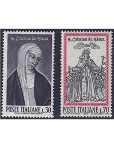ITALY 1962 Saint Catherine of Siena 2v MNH**