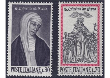 ITALIA 1962 Santa Caterina da Siena 2v MNH**