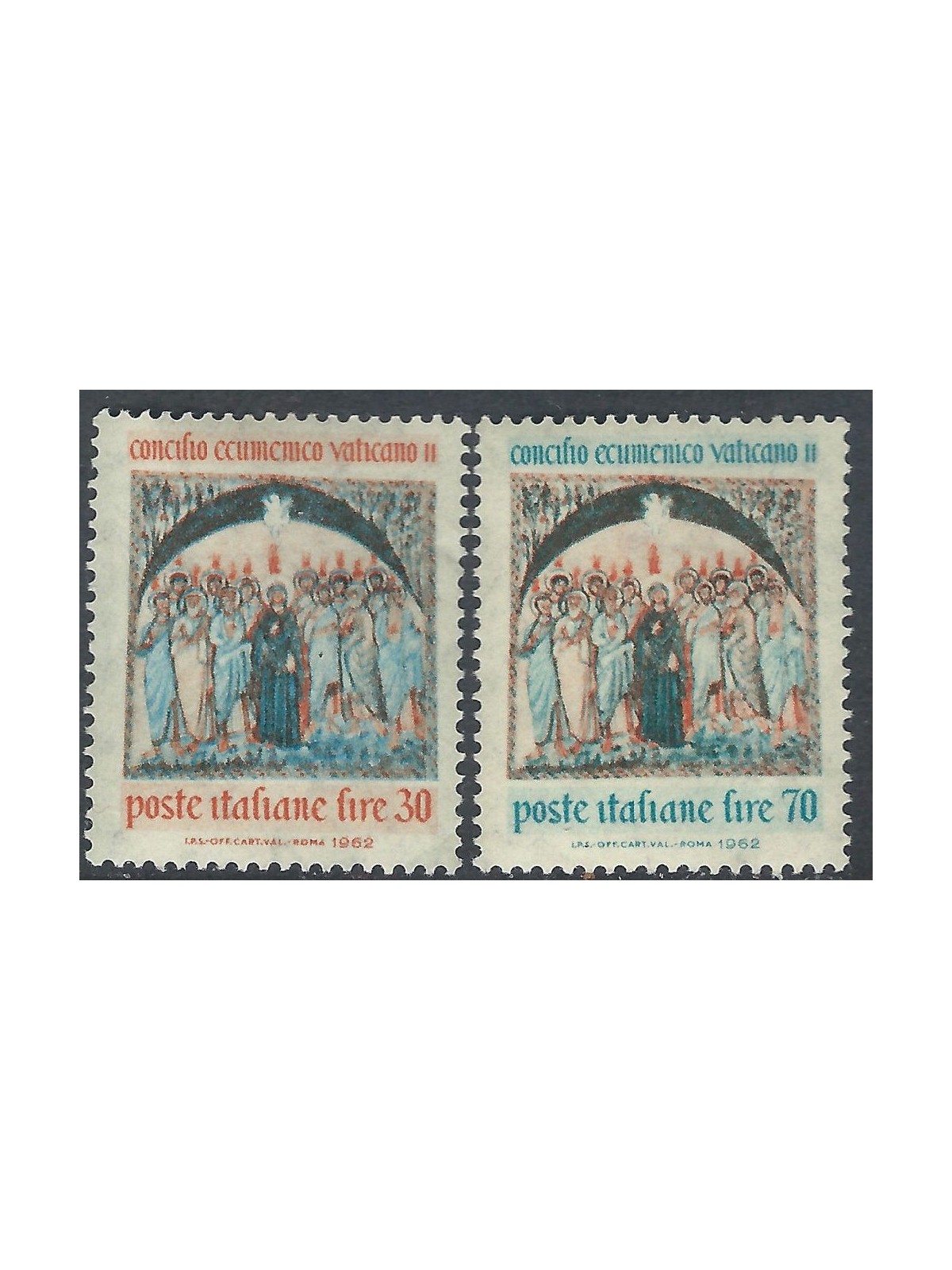 ITALIA 1962 Concilio Ecumenico 2v MNH**