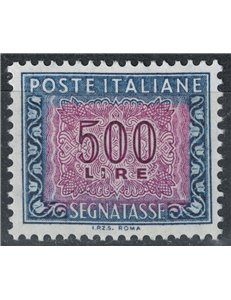 ITALY 1992 Postage Due £500 MNH**
