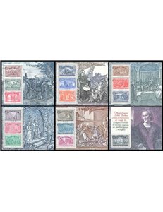 ITALY 1992 The Voyages of Columbus 6 s/s MNH**