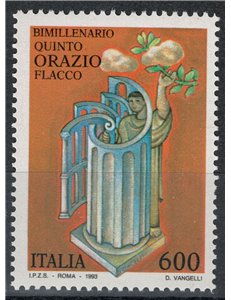 ITALY 1993 Quintus Horatius Flaccus MNH**