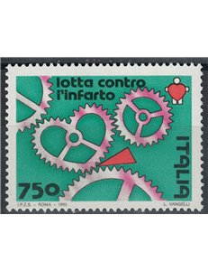 ITALY 1993 Fight against heart attack MNH**