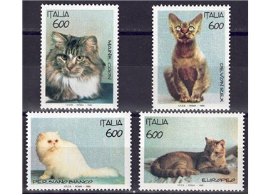 ITALY 1993 Pets, cats 4v MNH**