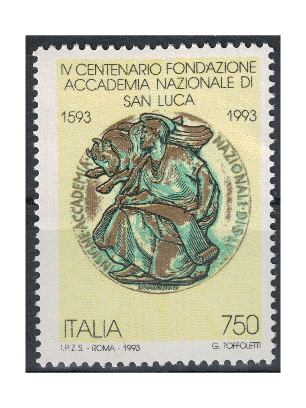 ITALIA 1993 Accademia Nazionale di San Luca MNH**