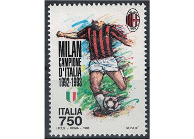ITALY 1993 Milan champion of Italy MNH**