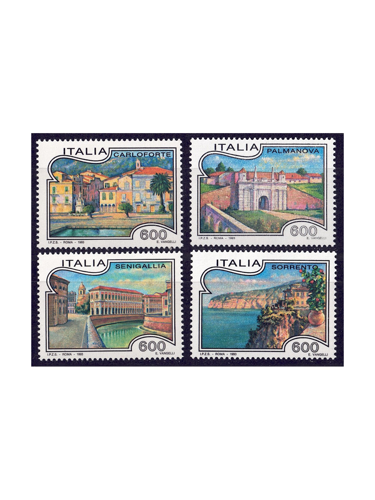 ITALY 1993 Tourism 4v MNH**