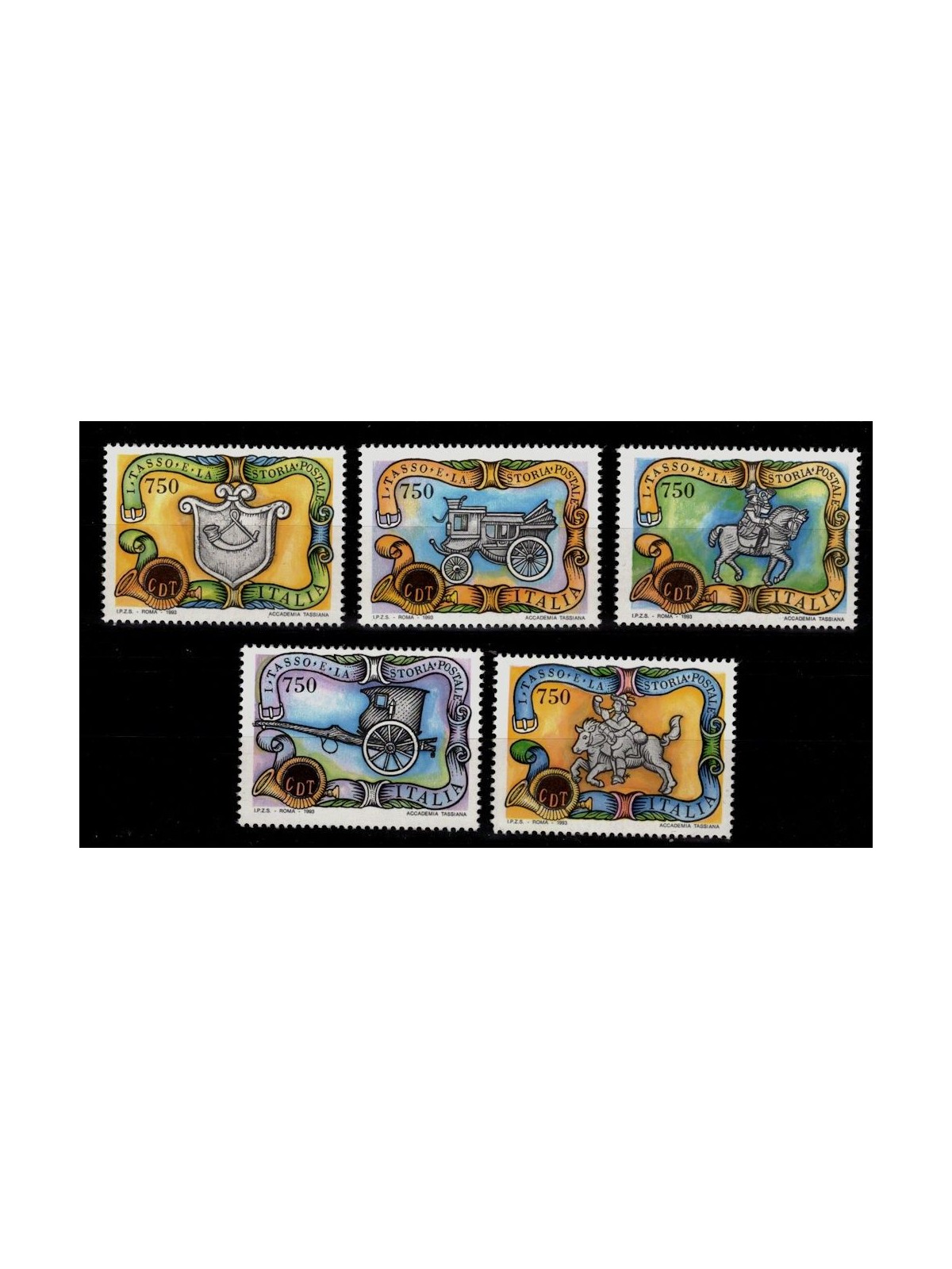 ITALIA 1993 Cornello dei Tasso 5v MNH**