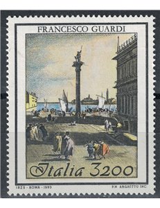 ITALIA 1993 Francesco Guardi MNH**