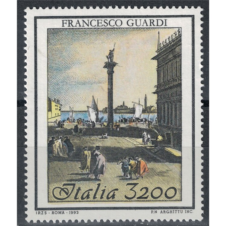 ITALY 1993 Francesco Guardi MNH**