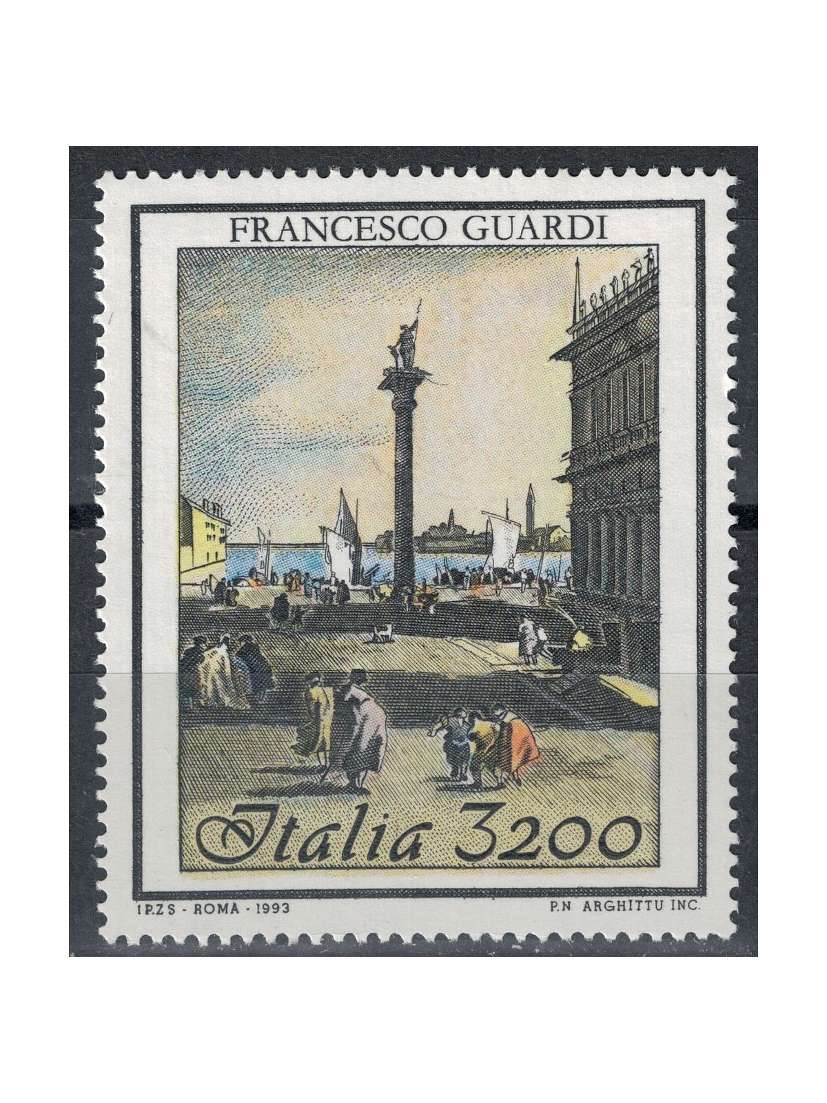 ITALIA 1993 Francesco Guardi MNH**