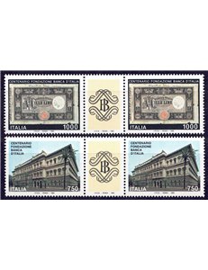 ITALY 1993 Bank of Italy 4v MNH**