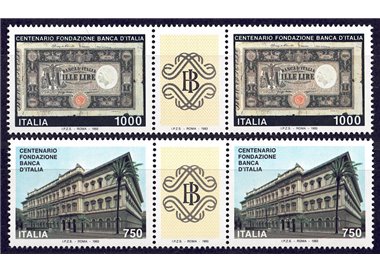 ITALY 1993 Bank of Italy 4v MNH**