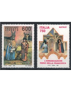 ITALY 1993 Christmas 2v MNH**