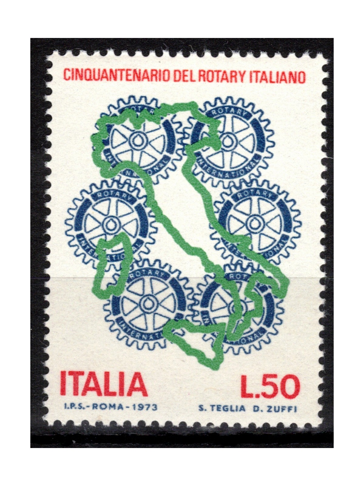 ITALIA 1973 Rotary italiano MNH**
