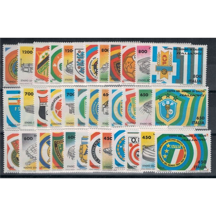 ITALY 1990 World Cup 36v MNH**