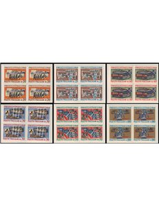ITALY 1968 Anniversary of Victory in block of four 6v MNH**