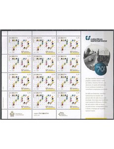 SAN MARINO 2014 Sammarinese Color Factory m/s MNH**