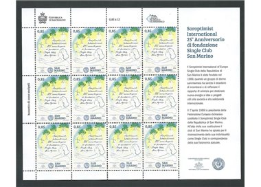 SAN MARINO 2014 Soroptimist international single club m/s MNH**