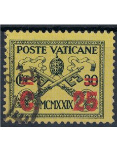 VATICAN 1931 Conciliation, overprinted us
