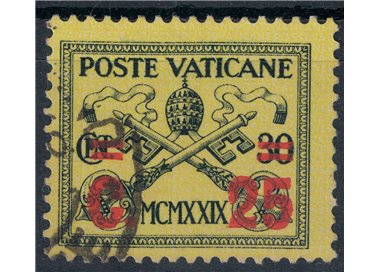 VATICAN 1931 Conciliation, overprinted us