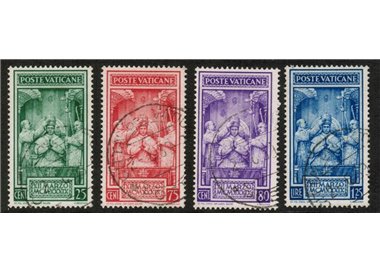 VATICANO 1939 Incoronazione di Pio XII 4v us