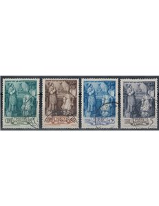 VATICANO 1943 Episcopato di Pio XII 4v us