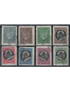 VATICAN 1945 Medallions 8v us