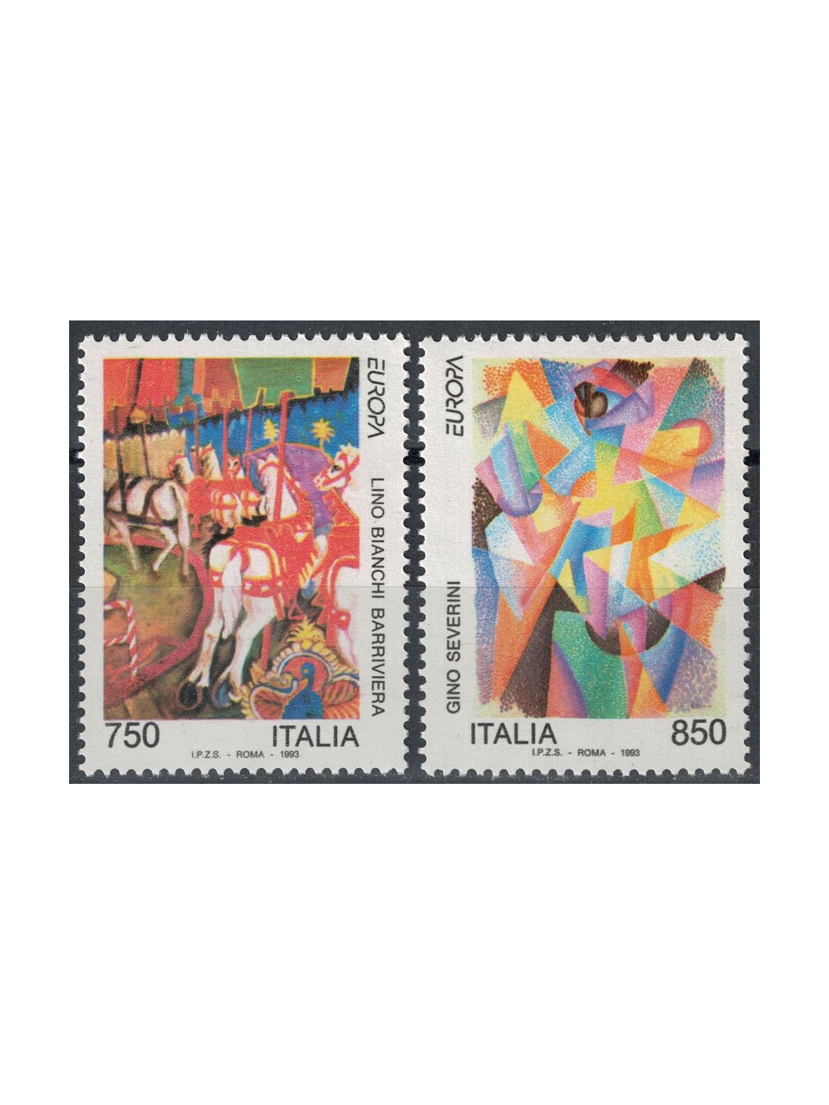ITALY 1993 Europe 2v MNH**