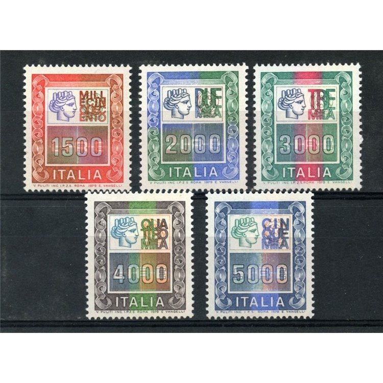 ITALY 1978-79 High values 5v MNH**