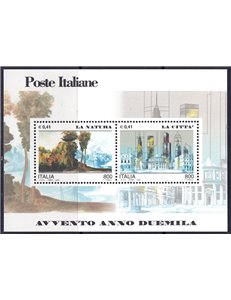 ITALY 2000 Nature and City s/s MNH**