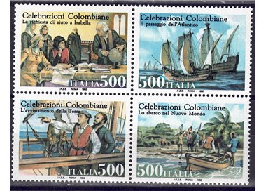 ITALIA 1992 Celebrazioni colombiane 4v MNH**