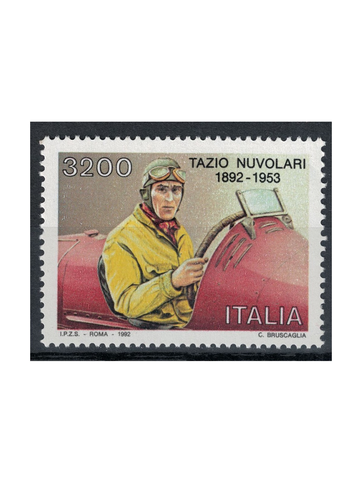ITALY 1992 Tazio Nuvolari MNH**