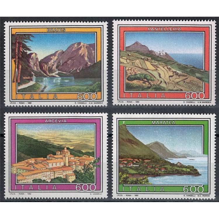 ITALIA 1992 Turismo 4v MNH**