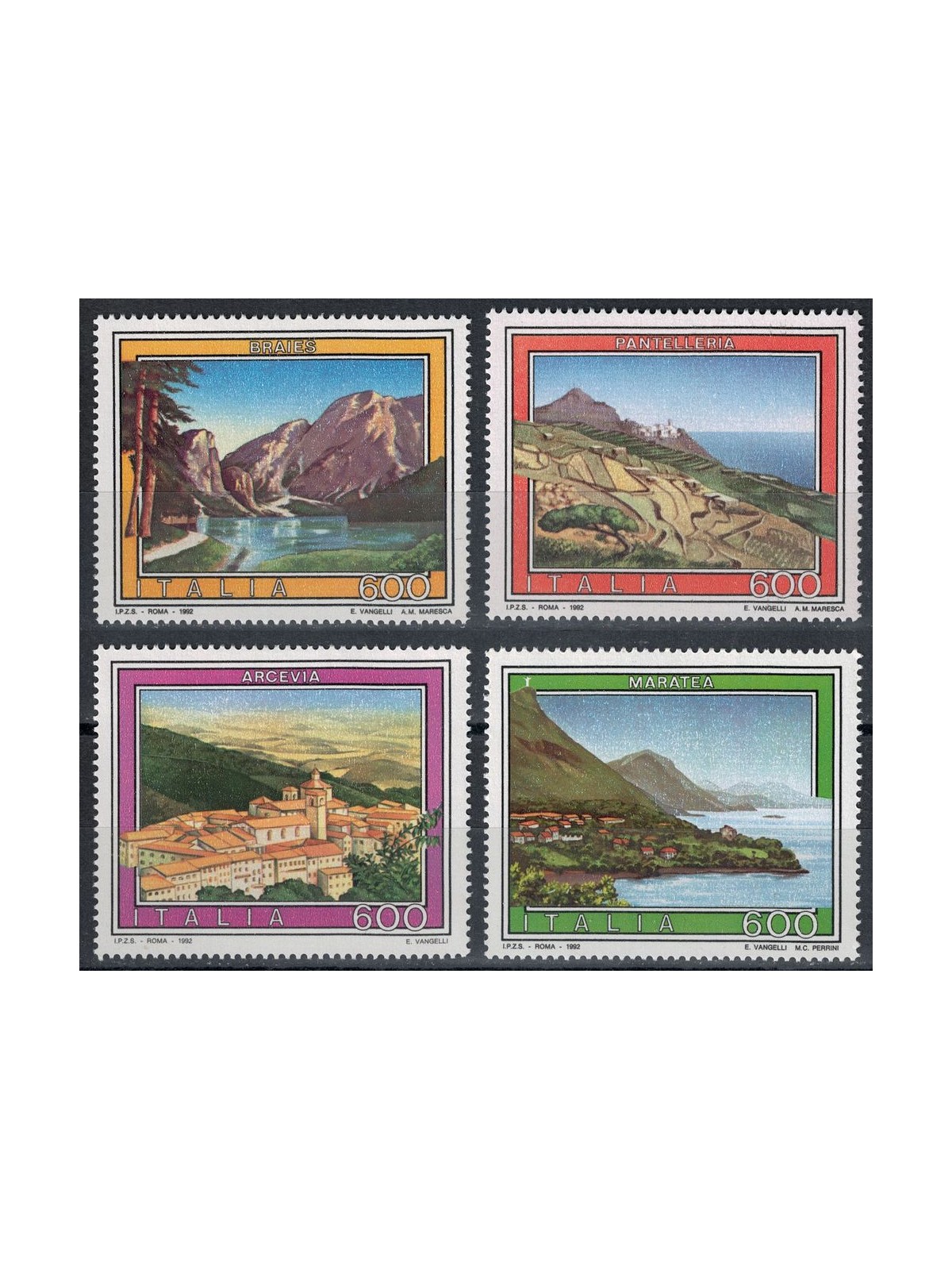 ITALIA 1992 Turismo 4v MNH**