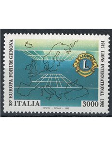 ITALIA 1992 Lions Club MNH**