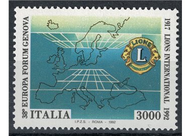 ITALIA 1992 Lions Club MNH**