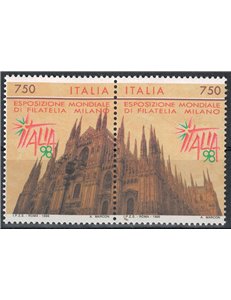 ITALIA 1996 Esposizione di filatelia 2v MNH**