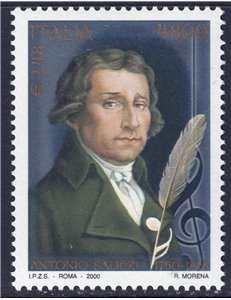 ITALIA 2000 Antonio Salieri MNH**