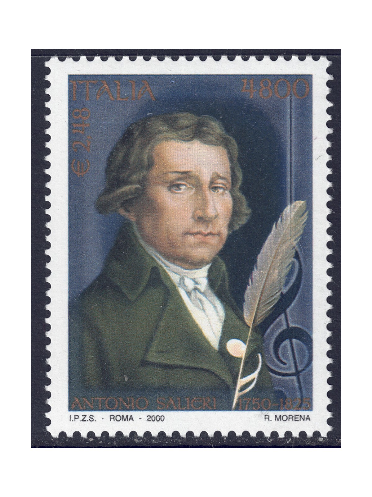 ITALY 2000 Antonio Salieri MNH**