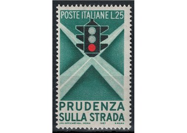 ITALY 1957 Road Safety MNH**