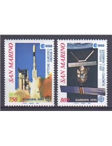 SAN MARINO 1991 Europa 2v MNH**
