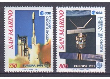 SAN MARINO 1991 Europe 2v MNH**