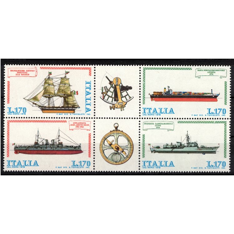 ITALIA 1978 Navi II 4v MNH**