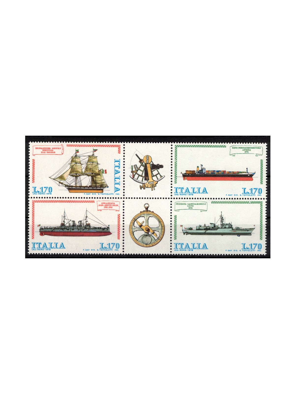 ITALIA 1978 Navi II 4v MNH**