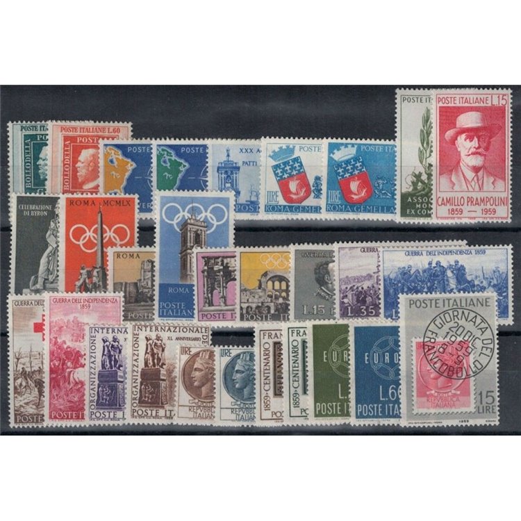 ITALIA 1959 Annata Completa 29v MNH**