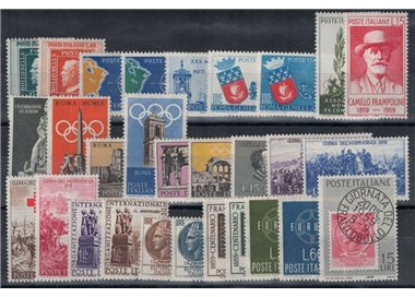 ITALIA 1959 Annata Completa 29v MNH**