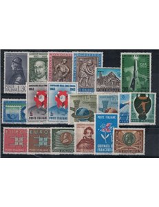ITALIA 1963 Annata Completa 19v MNH**