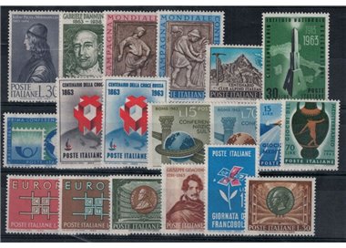 ITALIA 1963 Annata Completa 19v MNH**